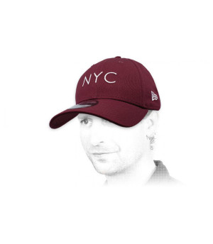 bordeaux NYC cap NYC NE Ess 9Forty maroon